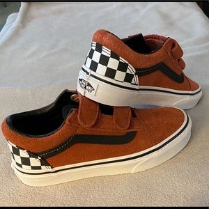 Vans Sz 13.5 kids. Nwot. Checkered rust